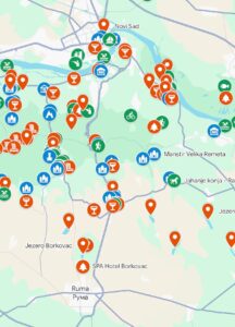 fruška gora mapa